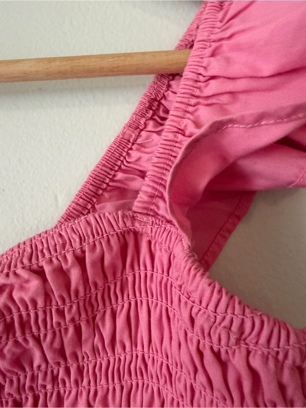 Abercrombie & Fitch Ruffle Strap Smocked Midi Dress 🌸 - Picture 4 of 5